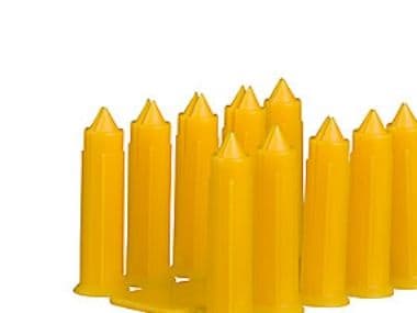 Clipsplug TCP gul 5,5x25 mm, 100 st/förpackning