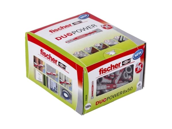 6X50 DUOPOWER universal dubel lang - (100 stk.)