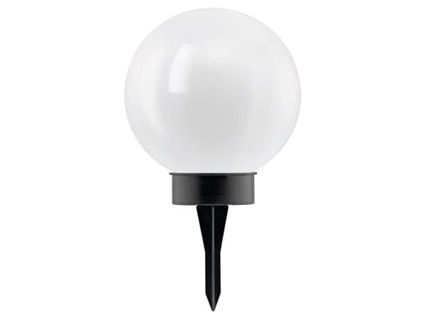 EGLO solcelle spyd hvit kule Ø200