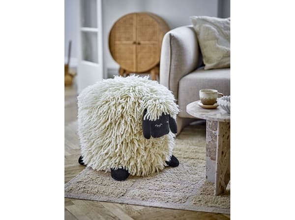 BLOOMINGVILLE MINI Dolly puff, hvit, ull