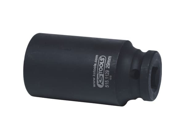 KS Tools 515.1129, Kraftpipe, Sort, 1 hoder, 1/2", Metrisk, 29 mm