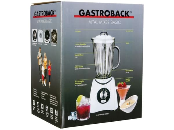 Gastroback Vital Mixer Basic - Blender - 600 W
