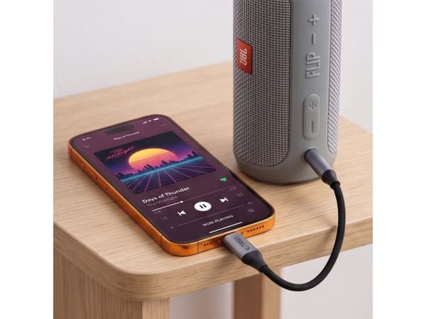 Adapter AV Tech-Protect TECH-PROTECT ULTRABOOST ADAPTER USB-C TO MINI JACK 3.5MM DAC IRON GREY