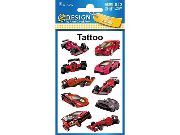 Zdesign Tatoveringer - Racerbiler