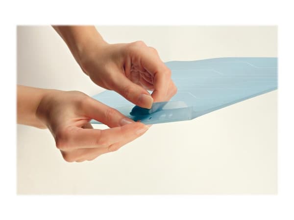 Leitz - L-formet mappe - for A4 (210 x 297 mm) - kapasitet: 40 ark - blå