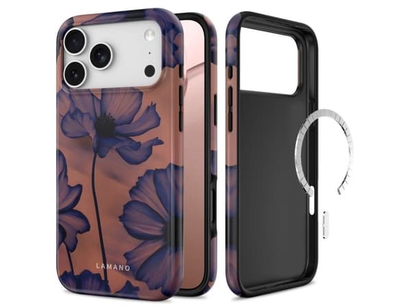 Tech-Protect Lamano MagSafe Case for iPhone 18 Pro Max / 17 Pro Max - Navy Blue/Brown