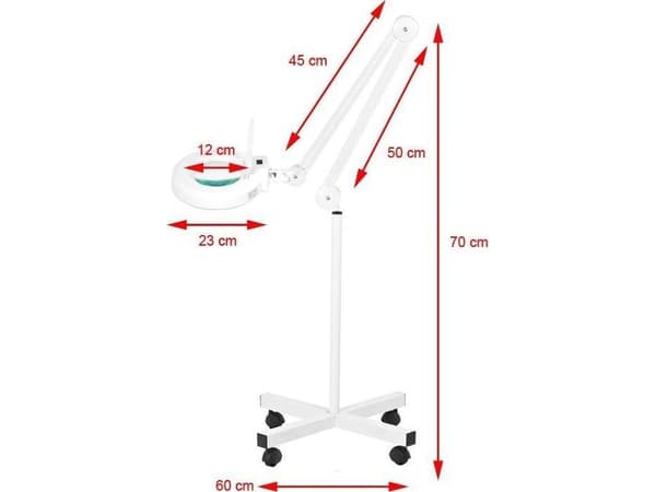 Activeshop LED-lupelampe S4 + stativ