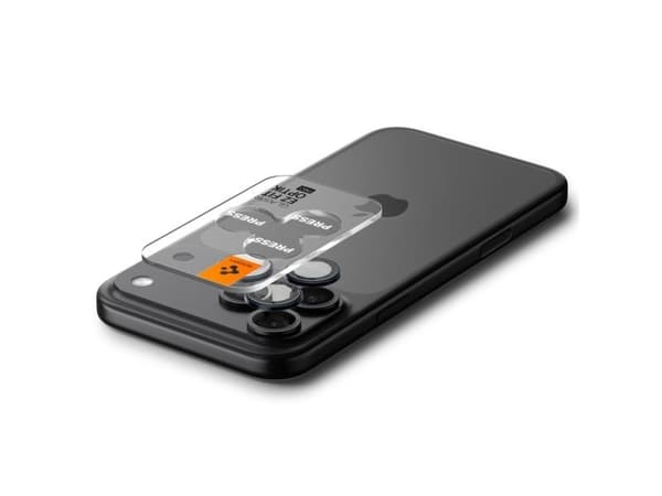 Spigen Optik.tR EZ Fit kamerabeskyttelse til iPhone 14 Pro / Pro Max / 15 Pro / Pro Max - Titanium Blue, 2 stk.