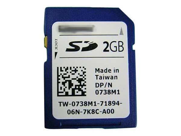 2GB SD-kort ENDAST för internt SD-modul (ingen modul