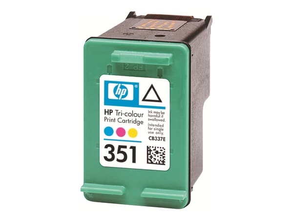 Bläckpatron HP 351 CB337EE, 170 sidor, trefärgad