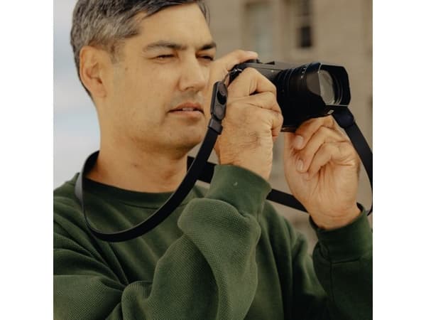 Peak Design Pasek Peak Design Form Leather Camera Strap Long Black - czarny
