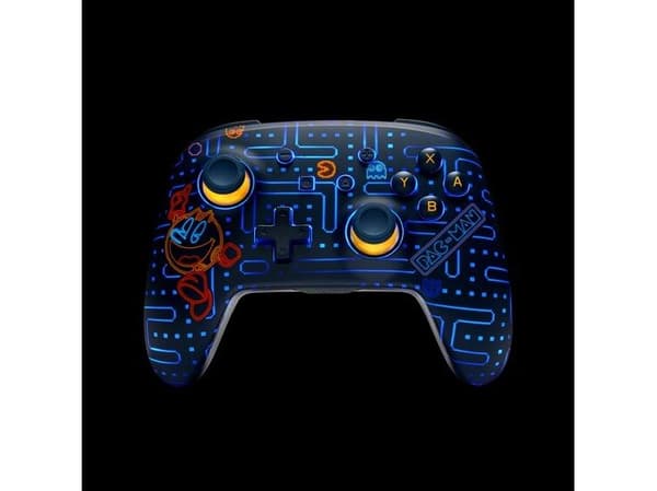 PowerA SWITCH trådløs pad forbedret Lumectra PAC-MAN Neon Arcade