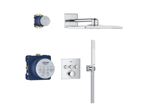 Grohe Precision SmartControl – Innebygd dusjsystem med Vitalio Smartactive 310 Cube, krom