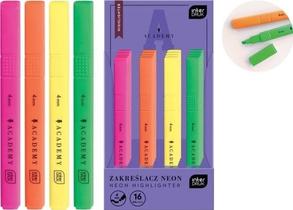 Academy neon highlighter mix (16 st)