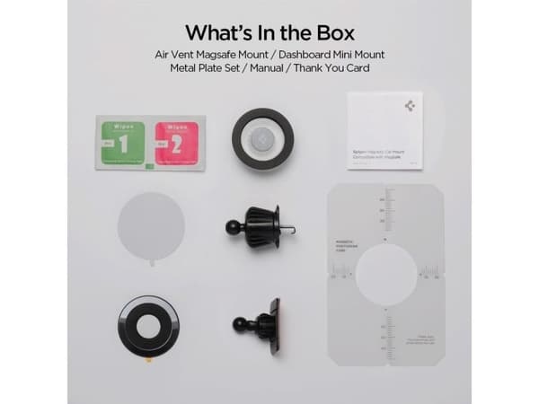 Magnetisk bilholder Spigen MFT13 universell sølv ACP08314