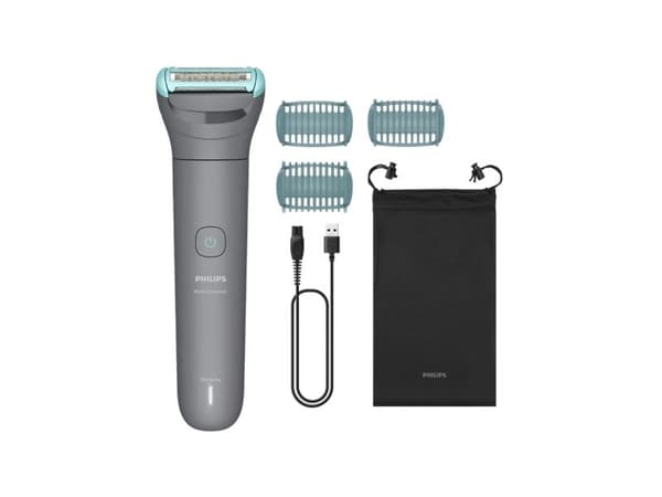Philips 3000 Series BG3485 - Trimmer - trådløs - mellomgrå