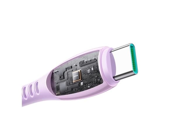 Joyroom S-A59 Vibrant USB-C–USB-C-kaapeli 1,2 m – violetti