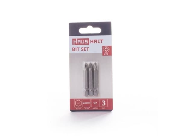 SCREWDRIVER BIT PZ2X50MM 3PCS