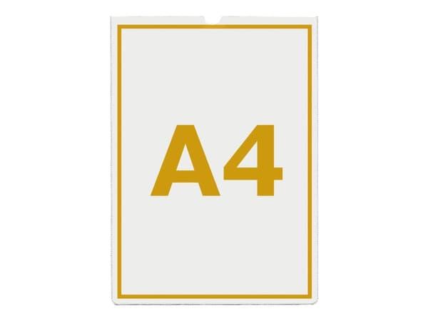 Plasthylsa, Esselte transparent 105µm, (A4) 210x297mm, - 100 st./förpackning