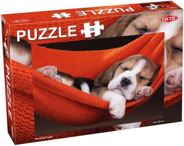 Tactic Sleeping Puppy 56 pcs, 56 stykker, Dyr, 4 år