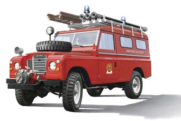 1:24 Land Rover brannbil