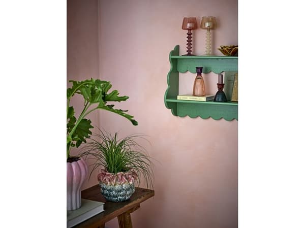 CREATIVE COLLECTION Daze lysestake for telys, rosa, glass