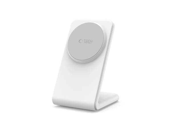 TECH-PROTECT QI15W-A38 magnetisk Magsafe trådlader hvit