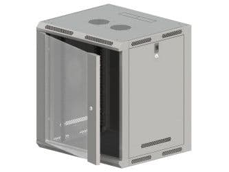 ALANTEC - Skåp - väggmontering - grå - 15U - 19"