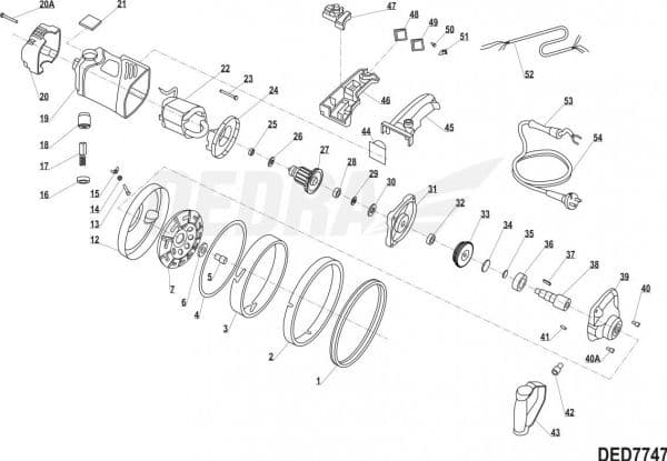 Dedra Exim Dedra Gear kasse/kropp