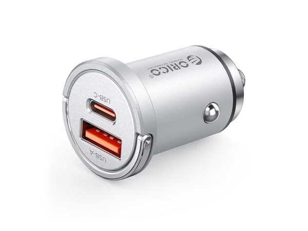 Orico MiniRing Pro 45W billaddare USB-A + USB-C (silver)