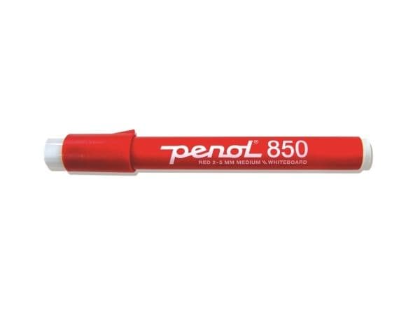 Whiteboardmarker Penol 850 rød 2-5mm (stk.)