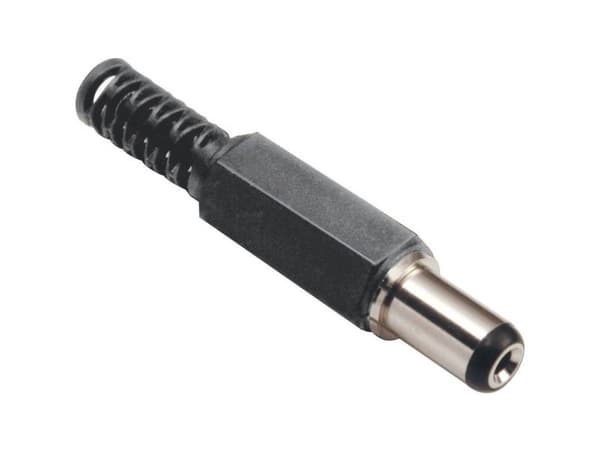 BKL Electronic 072111, low power connector, low power connector 2,50mm, Sort