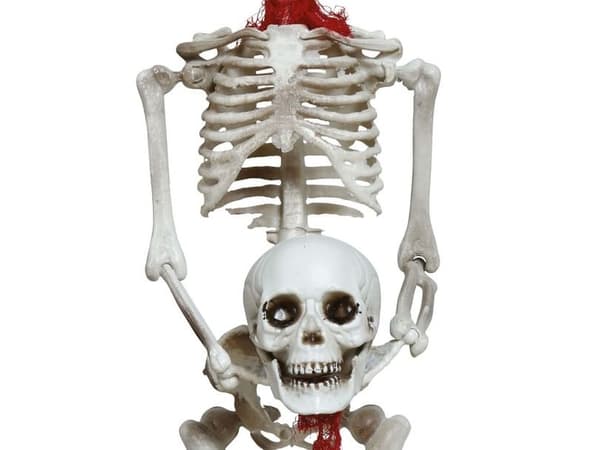 Hängande halshugget skelett 37 cm