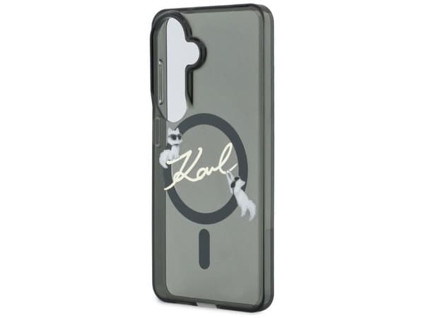 Karl Lagerfeld IML KC Script MagSafe-deksel til Samsung Galaxy S26 Plus - sort