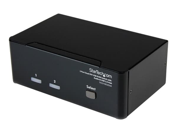 StarTech.com SV231DD2DUA, 2048 x 1536 pikseliä, Musta