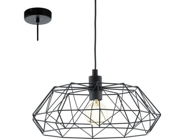 EGLO CARLTON 2, 1 pære(r ), E27, IP20, Sort
