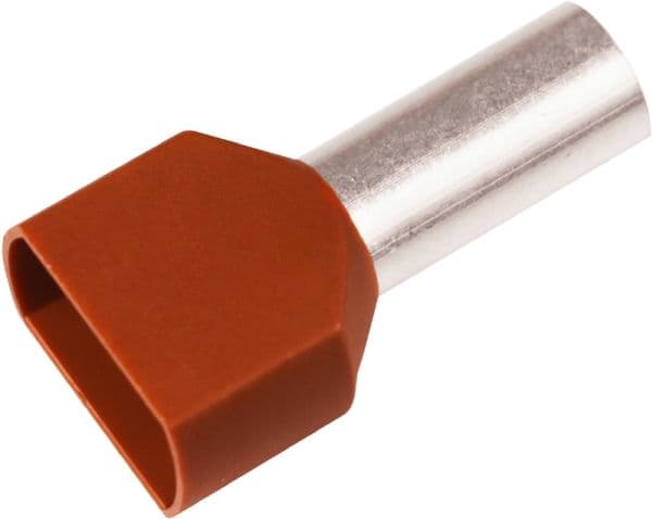 ELPRESS Isolerad TWIN-terminalrör A10-14ET2, 2x10mm² L14 - (100 st.)