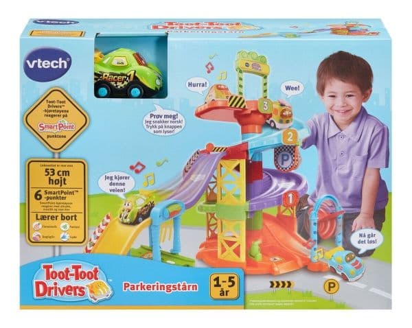 Vtech Toot Toot parkeringshus NO