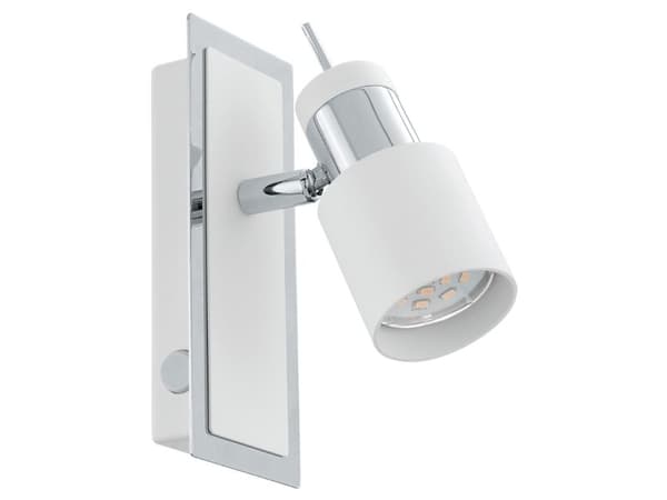 EGLO DAVIDA spotlight i krom och vitt