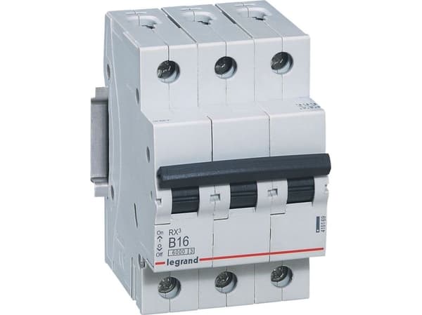 Legrand RX3, Dvärgbrytare, Typ B, IP20, 360 - 440 V