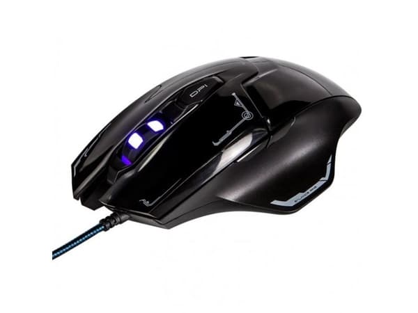 E-blue Mazer M642, högerhänt, optisk, USB typ A, 2500 dpi, svart