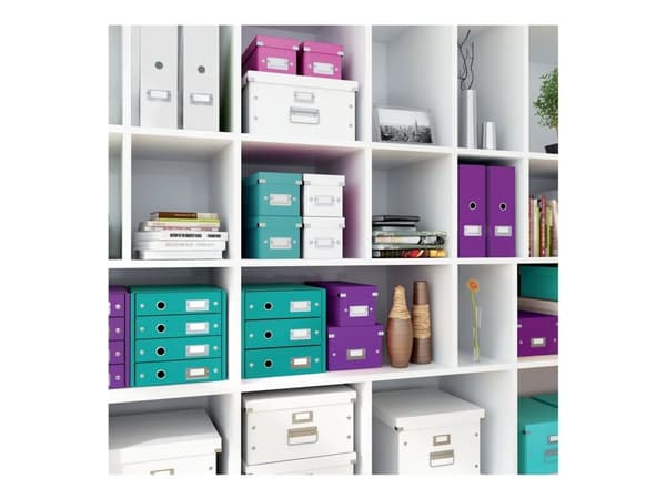 Leitz Click & Store Cube Medium - Lagerboks - purpur