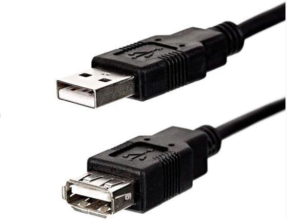 USB-logo kabel USB-A til USB-A 3 m svart