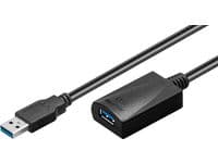 MicroConnect Active - USB-förlängningskabel - USB typ A (hona) till USB typ A (hane) - USB 3.0 - 5 m - aktiv
