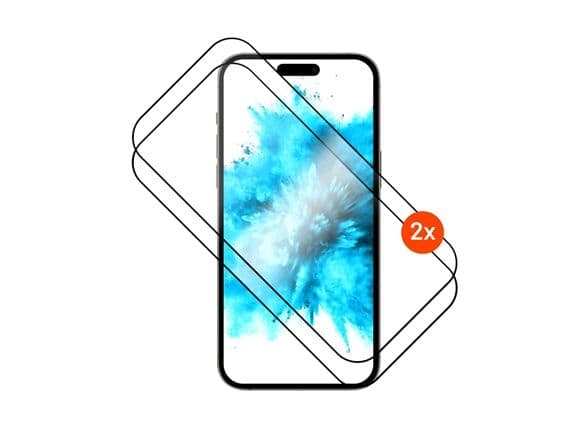 Fixed Screen protector | Apple | iPhone 17 | Tempered glass | Black | Full Cover 2.5D