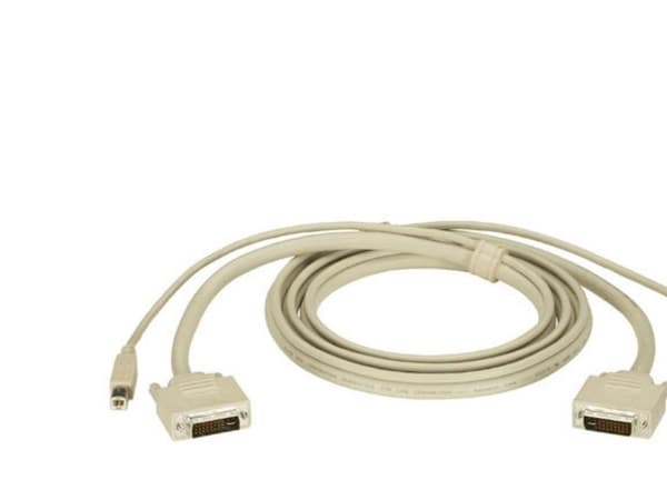 Black Box ServSwitch - DVI-kabel - DVI-I (hann) til DVI-I (hann) - 3 m - for ServSwitch 4site