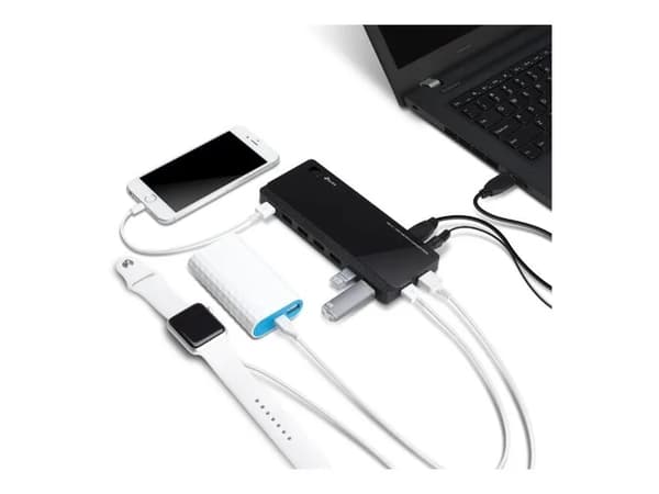 TP-Link UH720 - Hub - 7 x SuperSpeed USB 3.0 - stasjonær
