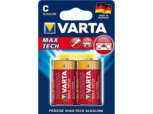 Varta Max Tech 04714 - Batteri 2 x C - alkaliskt