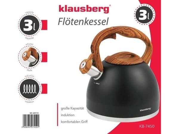Klausberg stålkjel 3,0 L KB-7455