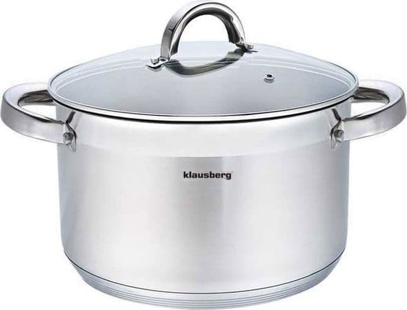 Stålkastrull 20 cm, 3,5 l, Klausberg